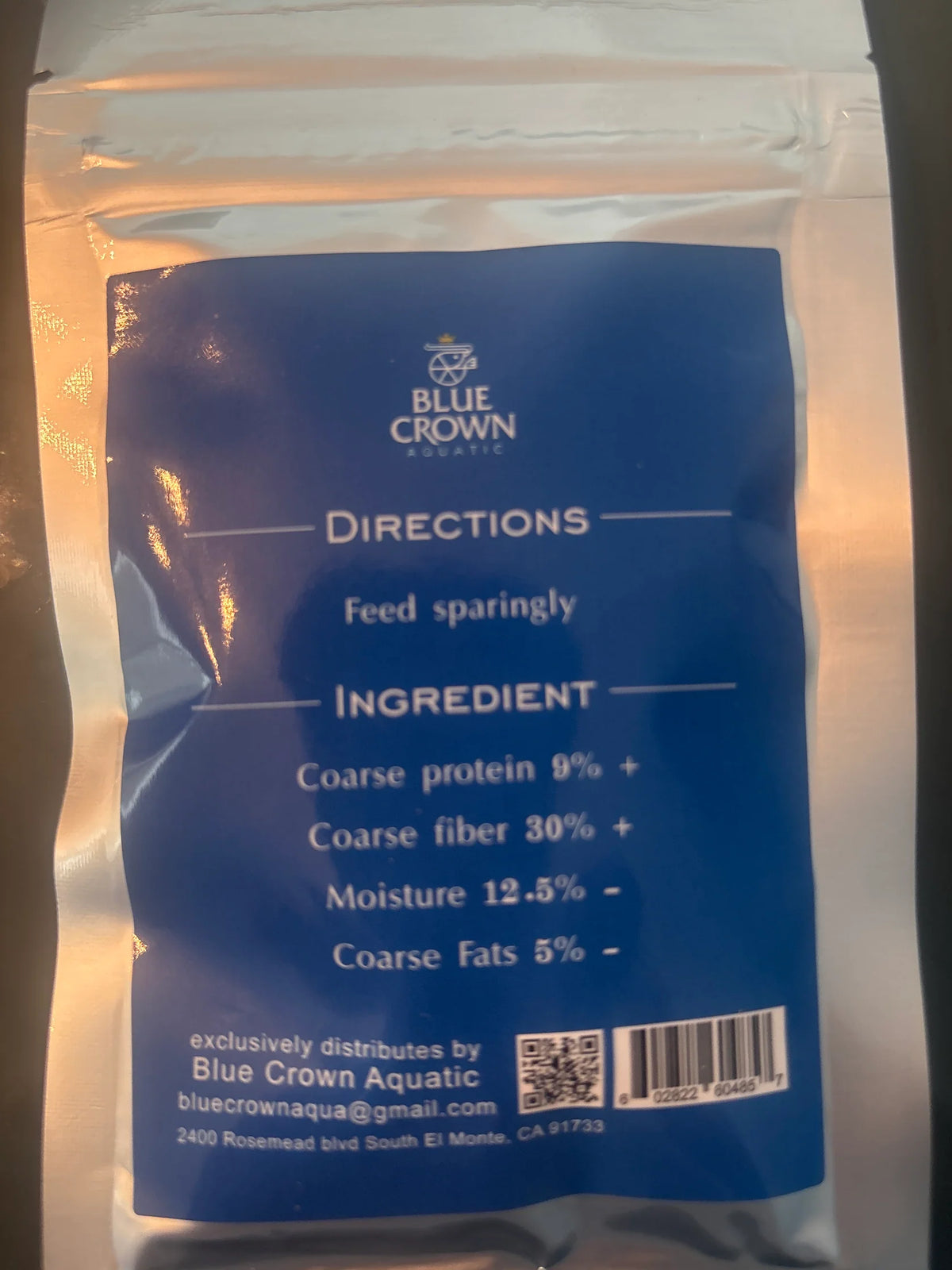 Blue Crown Snowflake Food