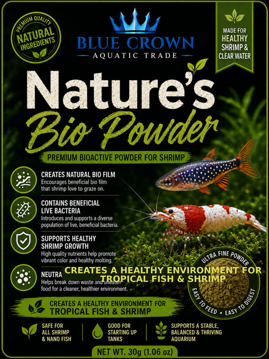 Nature Bio Powder live bacteria and shrimp food